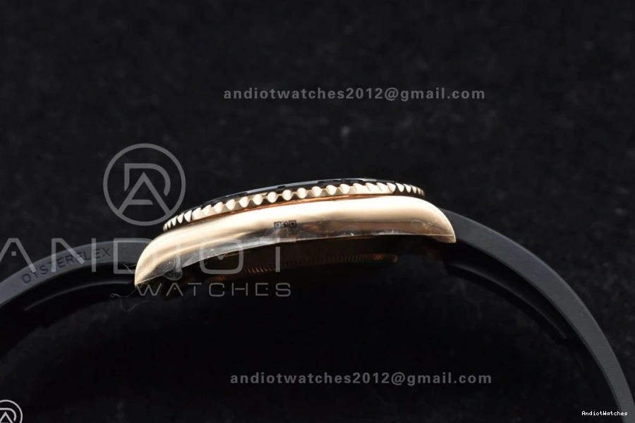 126655 ARF 1:1 WrinkleFree on Best Oysterflex 1203 Strap VR3235 (Gain Edition Yacht-Master Weight) 0319